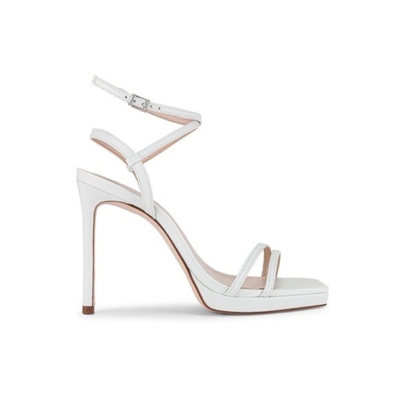 Schutz Tersa Stiletto White Platform 8.5 - Picture 1 of 8